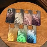 LuxuryKase LK156 Fox Tail Hot Stamping Case Cover For iPhone