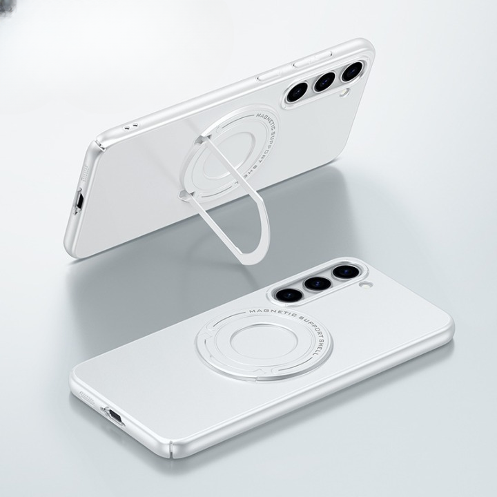 LuxuryKase Premium Magnetic Support Shell Case with Built-in Kickstand for Samsung Series