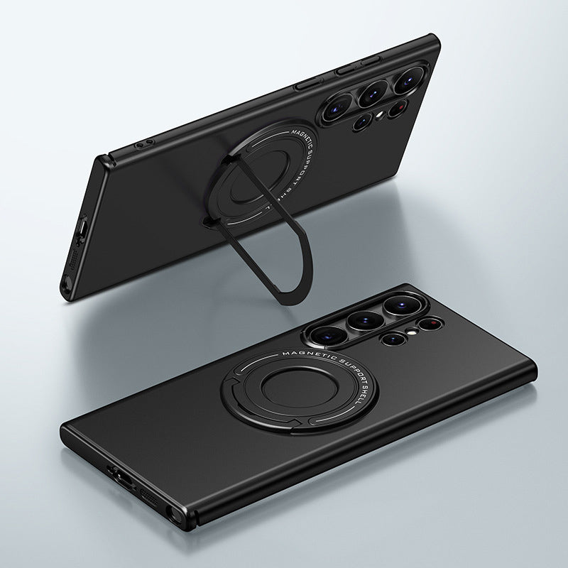 LuxuryKase Premium Magnetic Support Shell Case with Built-in Kickstand for Samsung Series