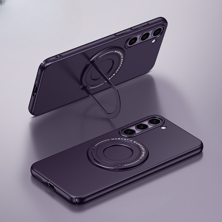 LuxuryKase Premium Magnetic Support Shell Case with Built-in Kickstand for Samsung Series