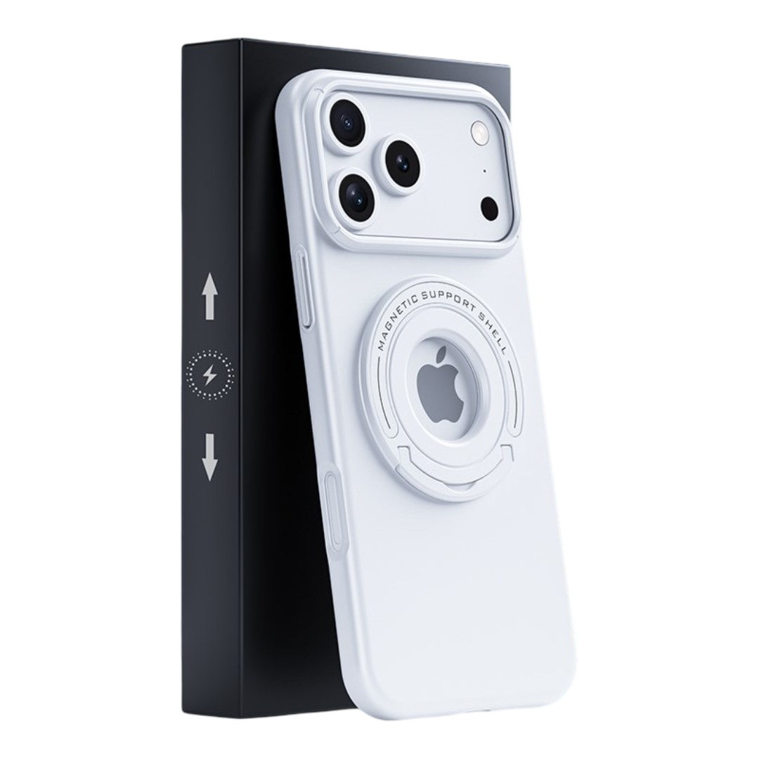 LuxuryKase Premium Magnetic Support Shell Case with Built-in Kickstand for iPhone