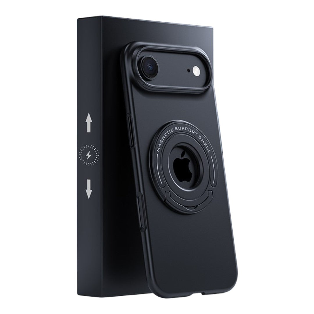 LuxuryKase Premium Magnetic Support Shell Case with Built-in Kickstand for iPhone
