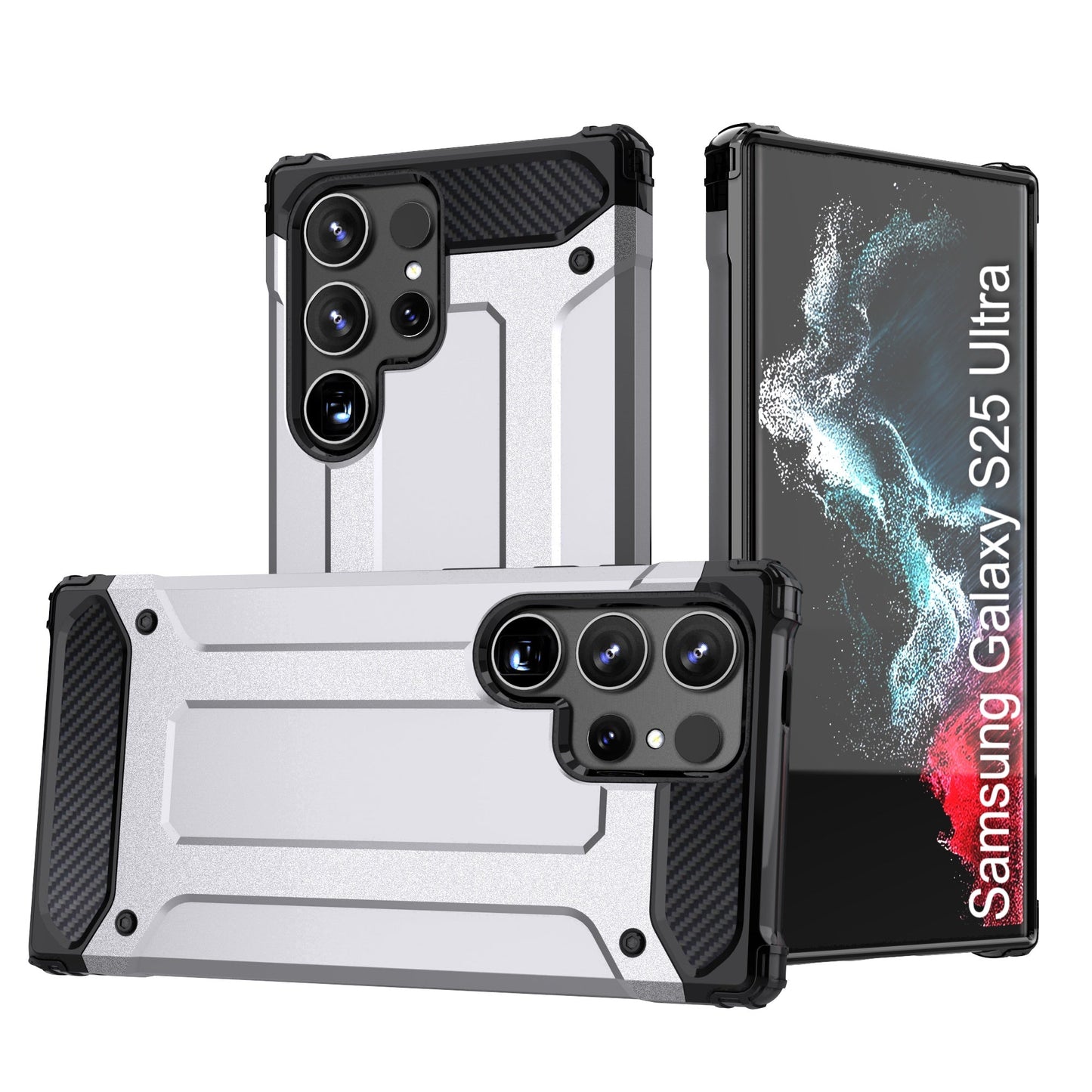 LuxuryKase Rugged TPU+PC Armor Case | Impact-Resistant Design | Anti-Drop Protection | Raised Edges & Precise Cutouts | Heavy Duty Protective Cover