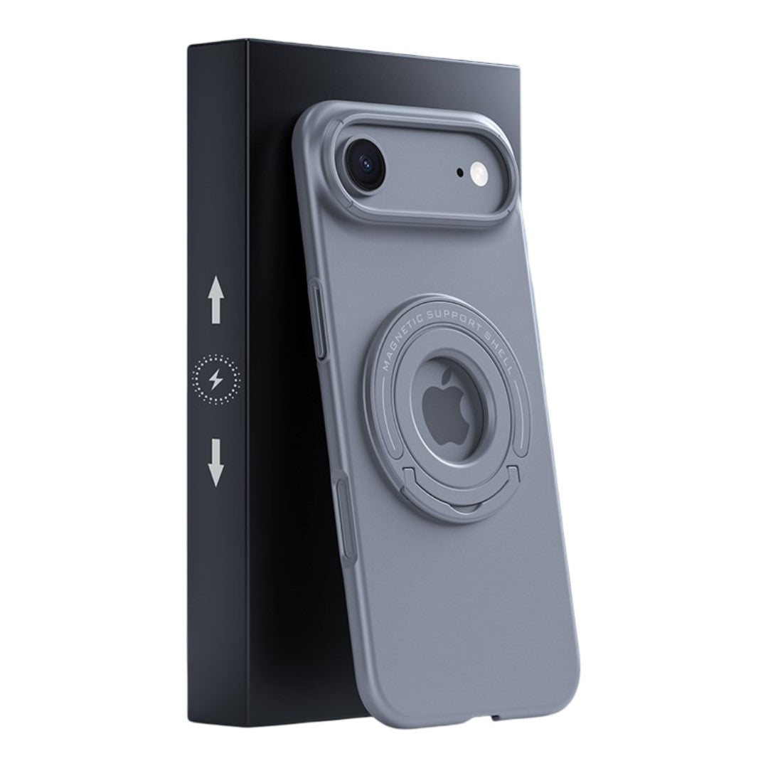 LuxuryKase Premium Magnetic Support Shell Case with Built-in Kickstand for iPhone