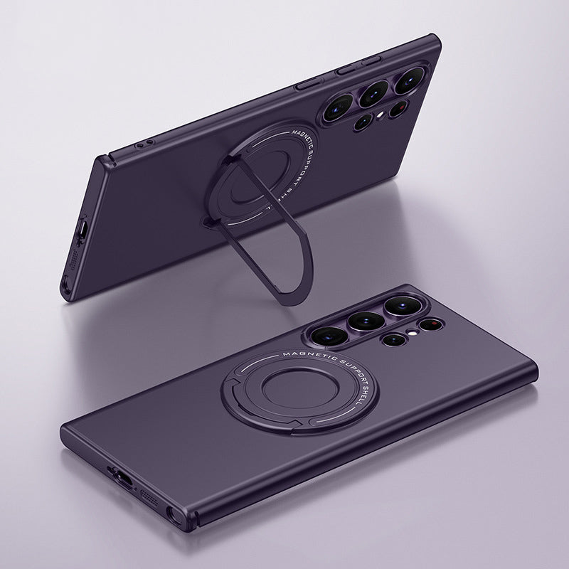 LuxuryKase Premium Magnetic Support Shell Case with Built-in Kickstand for Samsung Series