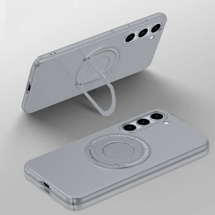 LuxuryKase Premium Magnetic Support Shell Case with Built-in Kickstand for Samsung Series