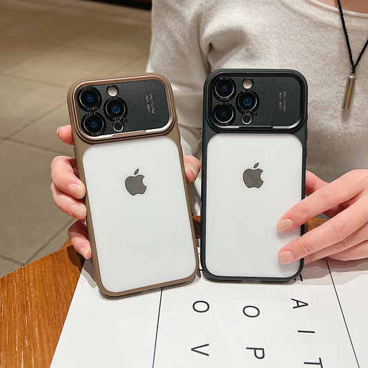 LuxuryKase Shockproof Clear Case | Camera Lens Protection | Slim Transparent Soft TPU Bumper | Anti-Yellow | Flexible Scratch Resistant Protective Cover For iPhone