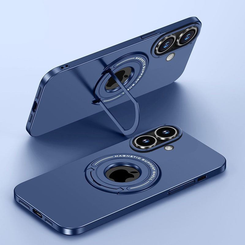 LuxuryKase Premium Magnetic Support Shell with Built-in Kickstand for iPhone & Samsung Series