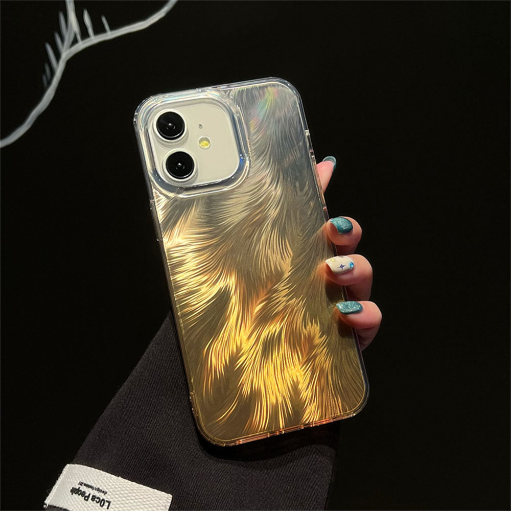 LuxuryKase LK156 Fox Tail Hot Stamping Case Cover For iPhone