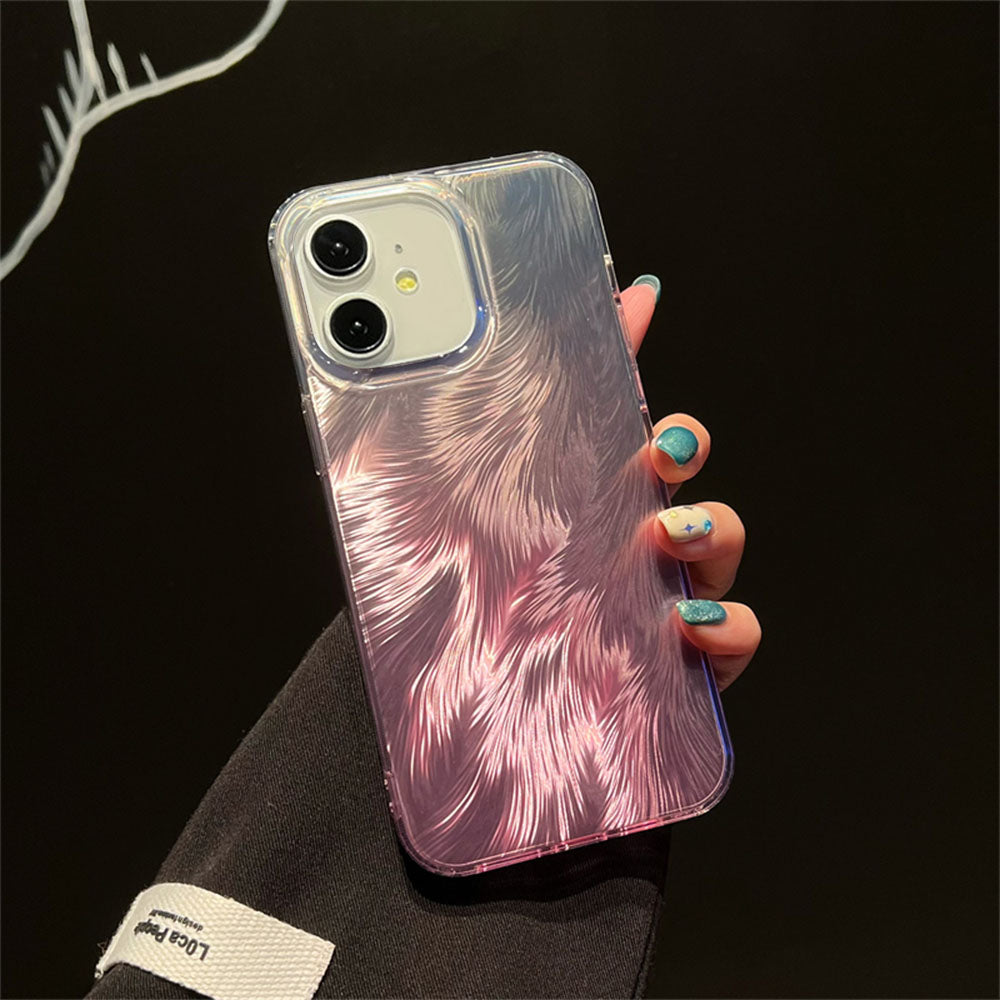 LuxuryKase LK156 Fox Tail Hot Stamping Case Cover For iPhone