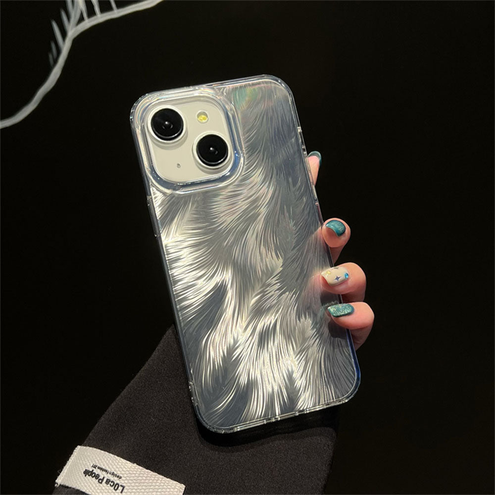 LuxuryKase LK156 Fox Tail Hot Stamping Case Cover For iPhone