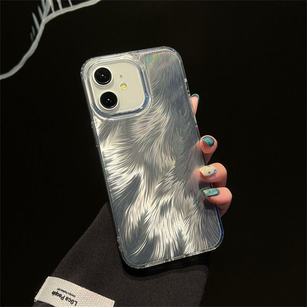 LuxuryKase LK156 Fox Tail Hot Stamping Case Cover For iPhone