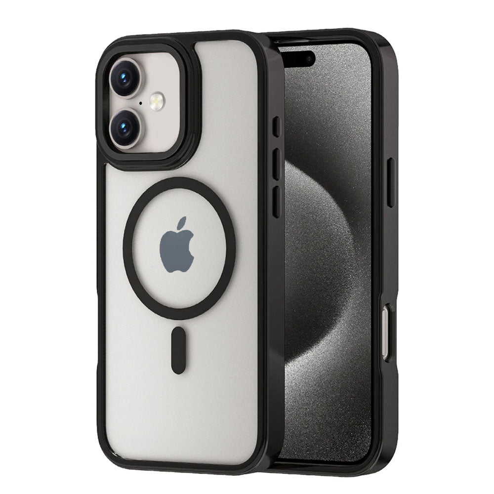 LuxuryKase LK178 Electroplate Titanium Matte Plated Acrylic Magnet Wireless Case Cover For iPhone