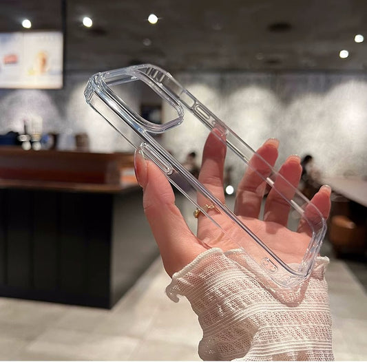 LuxuryKase Clear Shockproof Transparent Case Cover For Iphone