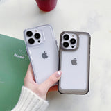 LuxuryKase Acrylic Clear Hard Shockproof Armour Case For Iphone