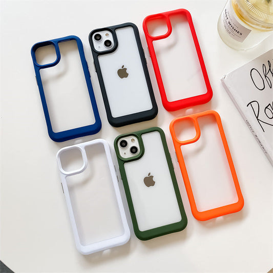 LuxuryKase Armor Transparent Acrylic Case For Iphone