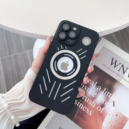 LuxuryKase Magnetic Heat Dissipation Cooling Breathable Mag-safe Matte Hard Case for iPhone