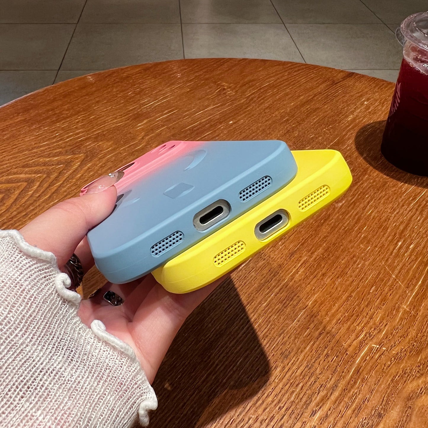 LuxuryKase Gradient Mag-Safe Case | Soft Silicone Shockproof Cover with Camera Protection | Slim Lightweight Design | Smooth Touch & Durable For iPhone 17 Series