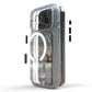 LuxuryKase Ultra-Hybrid MagSafe Clear Case | Crystal Transparent Back | Soft TPU Bumper & Hard PC Back | 360° Slim Shockproof Protection | Metallic Finish Buttons For iPhone 17 & 17 Pro Series