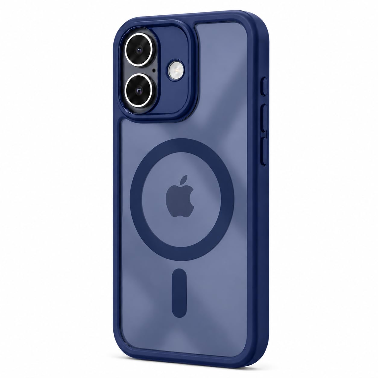 LuxuryKase Ultra-Hybrid MagSafe Clear Case | Crystal Transparent Back | Soft TPU Bumper & Hard PC Back | 360° Slim Shockproof Protection | Metallic Finish Buttons For iPhone 17 & 17 Pro Series