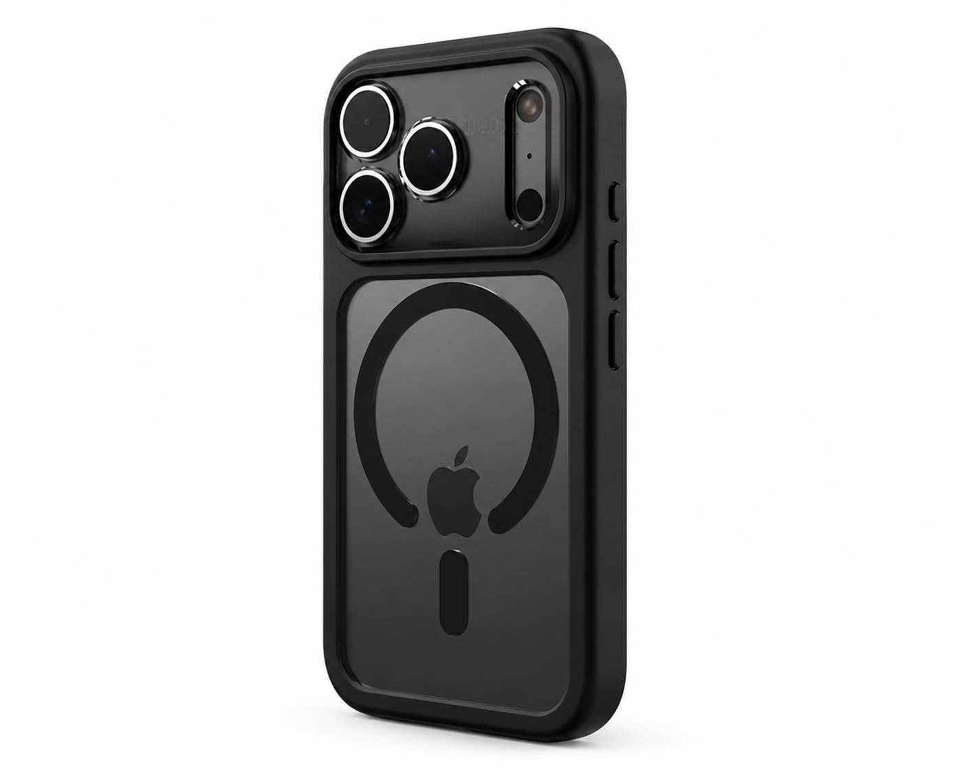 LuxuryKase Ultra-Hybrid MagSafe Clear Case | Crystal Transparent Back | Soft TPU Bumper & Hard PC Back | 360° Slim Shockproof Protection | Metallic Finish Buttons For iPhone 17 & 17 Pro Series