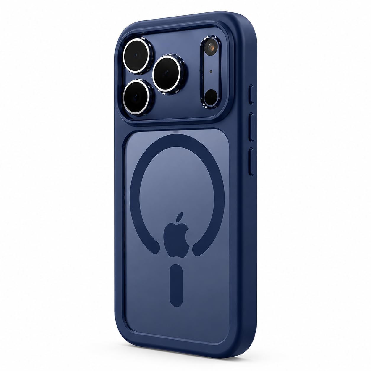 LuxuryKase Ultra-Hybrid MagSafe Clear Case | Crystal Transparent Back | Soft TPU Bumper & Hard PC Back | 360° Slim Shockproof Protection | Metallic Finish Buttons For iPhone 17 & 17 Pro Series