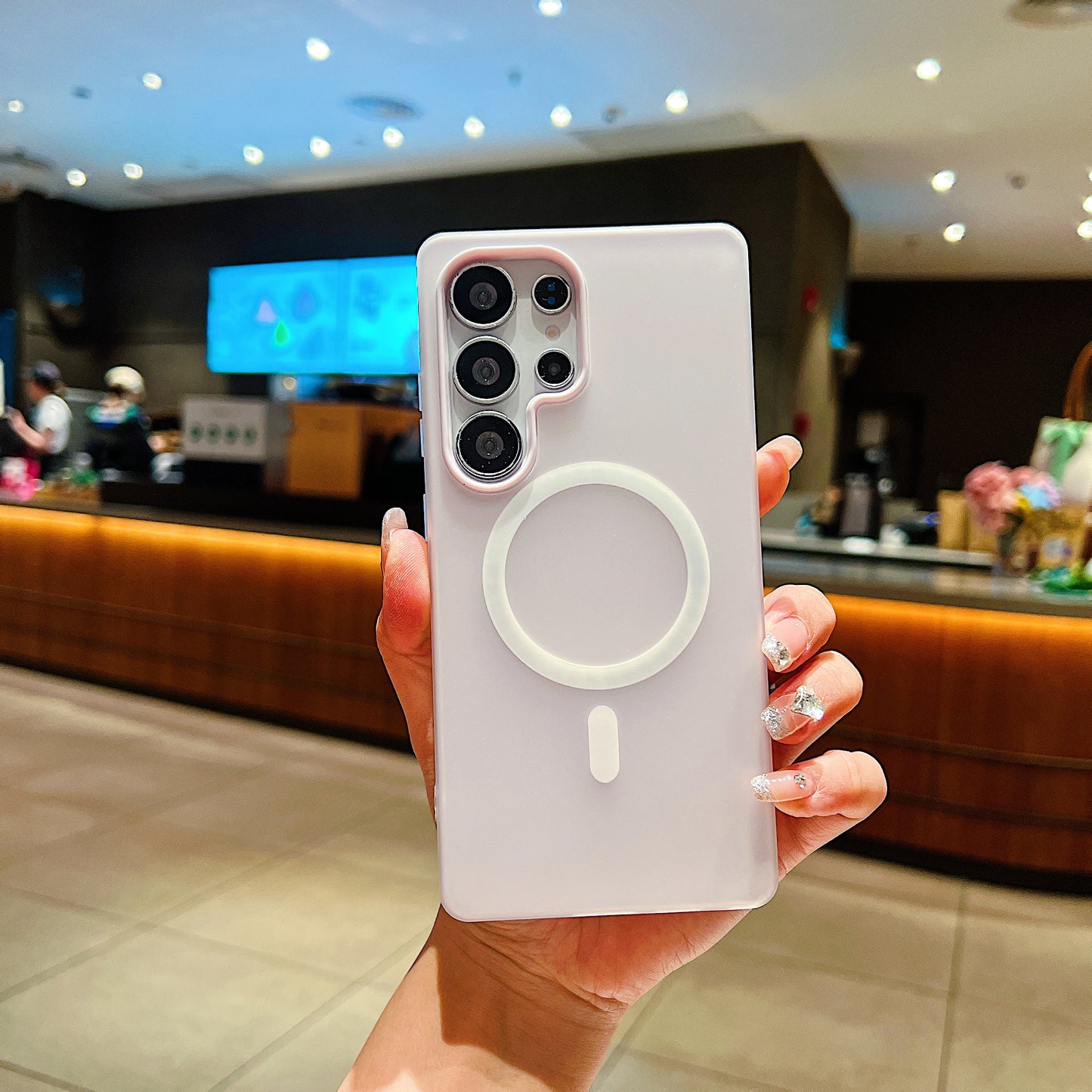 LuxuryKase Magnetic Silicone Candy Case | Mag-Safe Compatible | Slim Protective Case | Lightweight & Flexible | Wireless Charging | Soft Matte Finish For iPhone