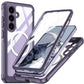 LuxuryKase Shockproof Front & Back Cover with Full Body Protection | Strong Grip | Camera & Screen Guard | Wireless Charging Support | Durable TPU+PC Design Cover For iPhone & Samsung Series