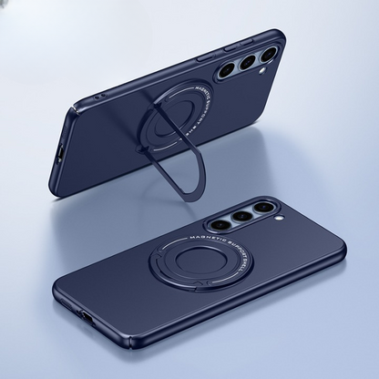 LuxuryKase Premium Magnetic Support Shell Case with Built-in Kickstand for Samsung Series