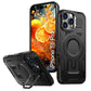 LuxuryKase Rugged Shockproof Magnetic Case with Kickstand | Dual Layer TPU+PC Protection | Mag-Safe Compatible | Camera Guard | Extreme Drop Resistance For iPhone Series