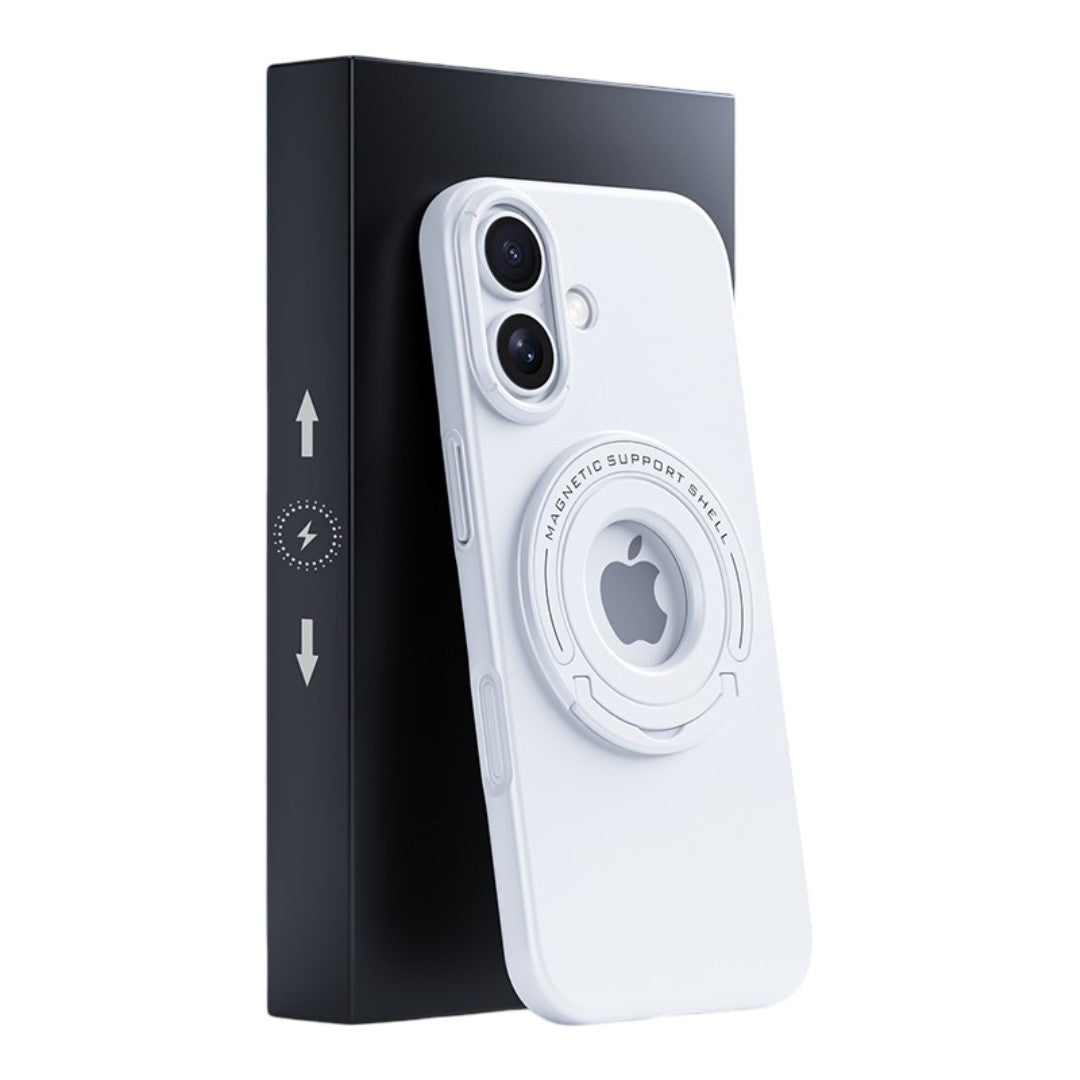 LuxuryKase Premium Magnetic Support Shell Case with Built-in Kickstand for iPhone