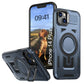 LuxuryKase Rugged Shockproof Magnetic Case with Kickstand | Dual Layer TPU+PC Protection | Mag-Safe Compatible | Camera Guard | Extreme Drop Resistance For iPhone Series