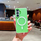 LuxuryKase Magnetic Silicone Candy Case | Mag-Safe Compatible | Slim Protective Case | Lightweight & Flexible | Wireless Charging | Soft Matte Finish For iPhone