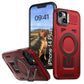 LuxuryKase Rugged Shockproof Magnetic Case with Kickstand | Dual Layer TPU+PC Protection | Mag-Safe Compatible | Camera Guard | Extreme Drop Resistance For iPhone Series