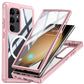 LuxuryKase Shockproof Front & Back Cover with Full Body Protection | Strong Grip | Camera & Screen Guard | Wireless Charging Support | Durable TPU+PC Design Cover For iPhone & Samsung Series