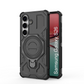 LuxuryKase Armour Ring Stand Case | 360° Rotating Kickstand | Heavy Duty Protection | Rugged Hybrid TPU+PC Design | Camera Protection | MagSafe Compatible For iPhone & Samsung Series
