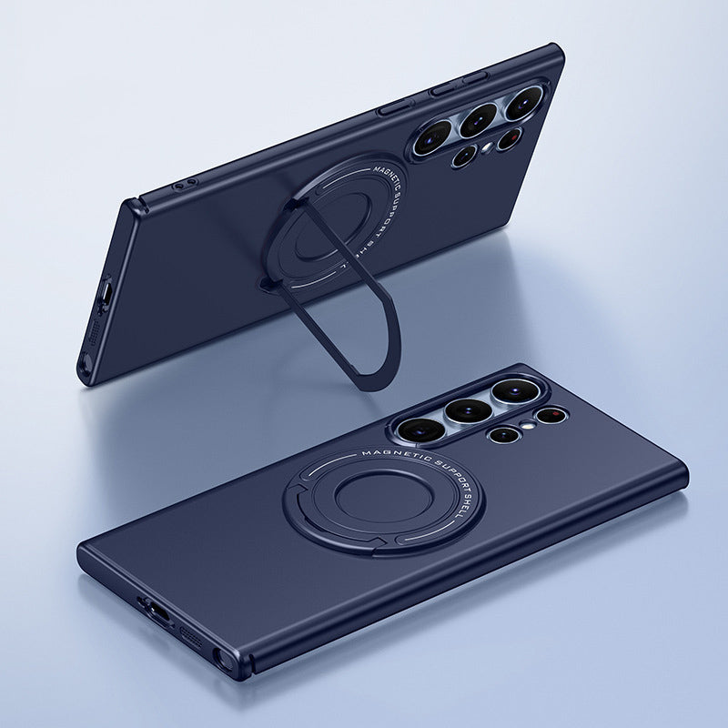 LuxuryKase Premium Magnetic Support Shell with Built-in Kickstand for Samsung Series