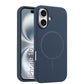 LuxuryKase Silicone Magnetic Case with Soft Microfiber Lining | Mag-Safe Support | Shockproof Protective Cover | Precise Cutouts | Slim Fit Design For iPhone 16 & 16 Plus