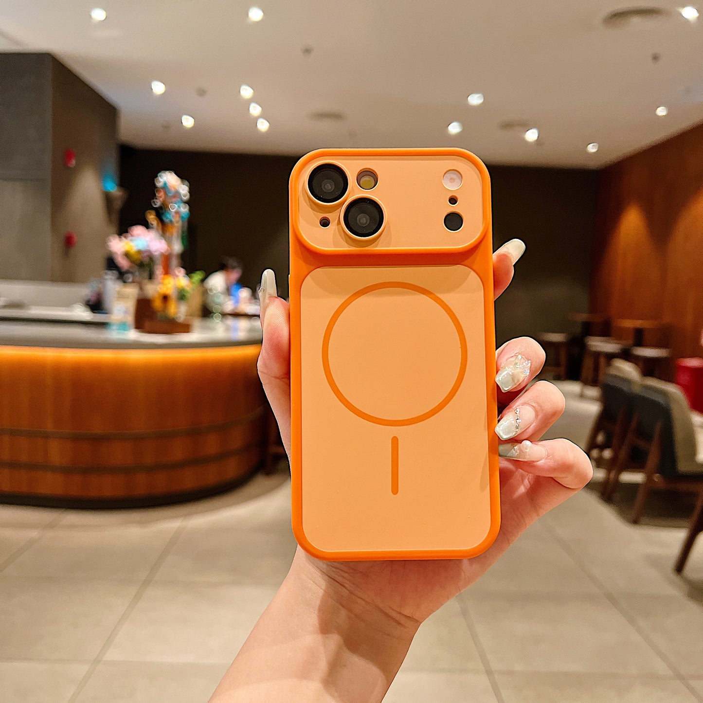 LuxuryKase Magnetic Converter Case | Built-in Camera Lens Protection | iPhone 17 Pro Series Inspired Camera Design | MagSafe Compatible | Dual-Tone Colour Finish For iPhone