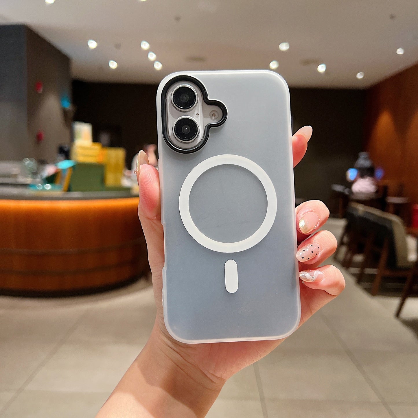 LuxuryKase Magnetic Silicone Candy Case | Mag-Safe Compatible | Slim Protective Case | Lightweight & Flexible | Wireless Charging | Soft Matte Finish For iPhone