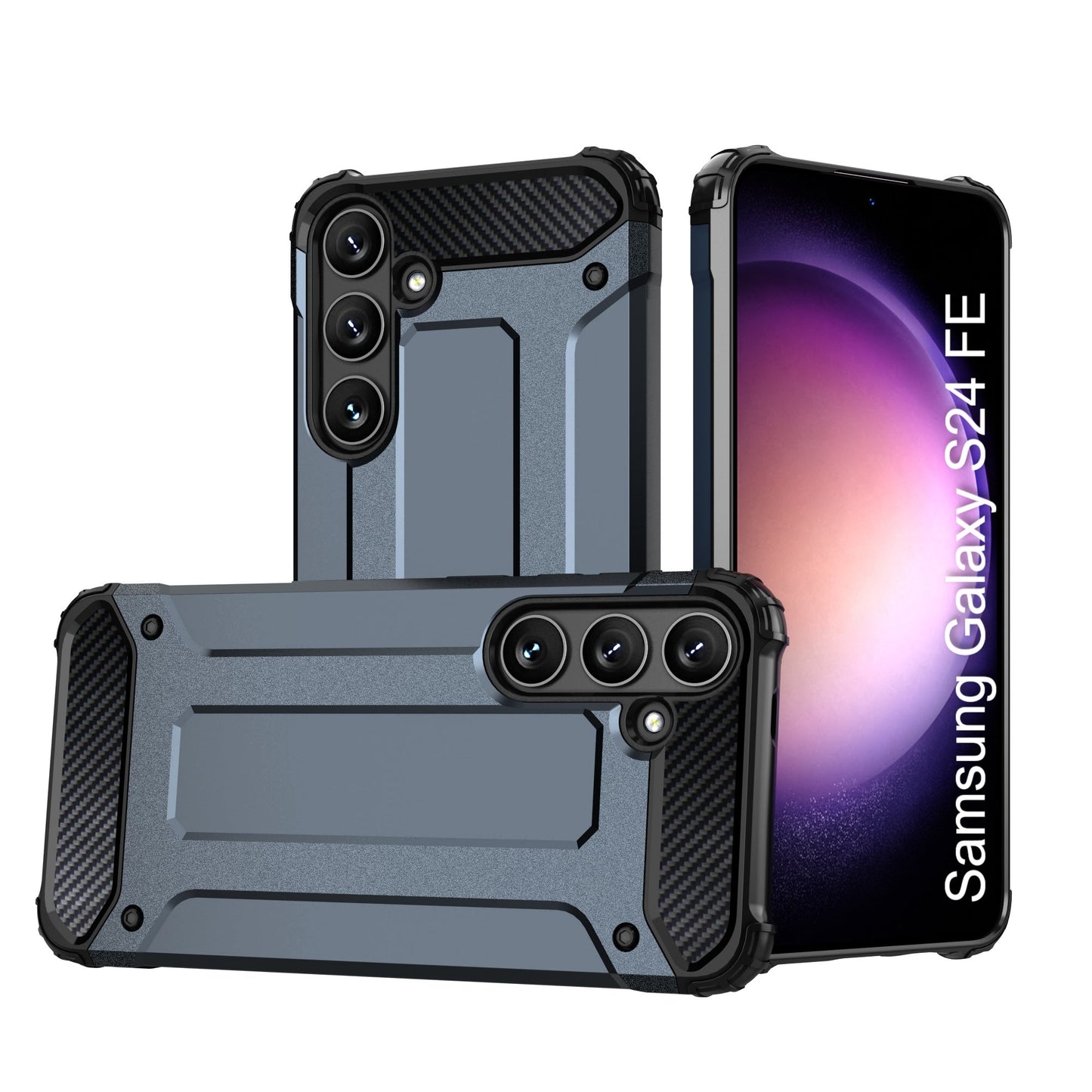 LuxuryKase Rugged TPU+PC Armor Case | Impact-Resistant Design | Anti-Drop Protection | Raised Edges & Precise Cutouts | Heavy Duty Protective Cover