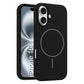 LuxuryKase Silicone Magnetic Case with Soft Microfiber Lining | Mag-Safe Support | Shockproof Protective Cover | Precise Cutouts | Slim Fit Design For iPhone 16 & 16 Plus
