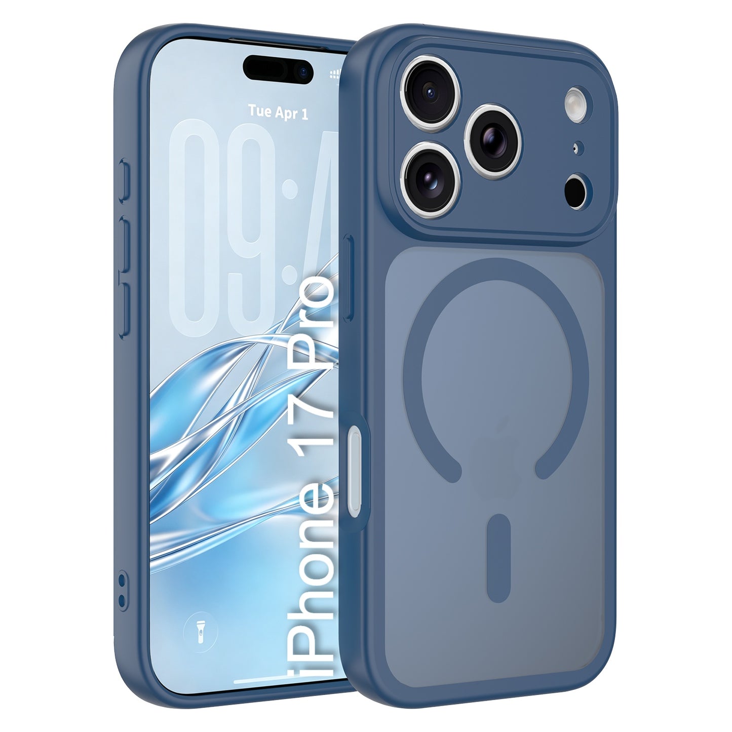 LuxuryKase Hybrid Shockproof Translucent Case | Matte Frosted Hard Back with Soft Edges | Full Camera Protection Bumper | Compatible with MagSafe | TPU & PC For iPhone & Samsung Series