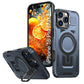 LuxuryKase Rugged Shockproof Magnetic Case with Kickstand | Dual Layer TPU+PC Protection | Mag-Safe Compatible | Camera Guard | Extreme Drop Resistance For iPhone Series