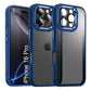 LuxuryKase Shockproof Transparent Back Cover Case | Anti-Scratch Hard PC Back | Soft TPU Bumper | Camera Protection | Slim Fit Design Case For iPhone