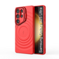 LuxuryKase Shockproof Case with Ripple Pattern | Inner Velvet Fabric Lining | Protective Cover & Wireless Charging Case for iPhone & Samsung Series