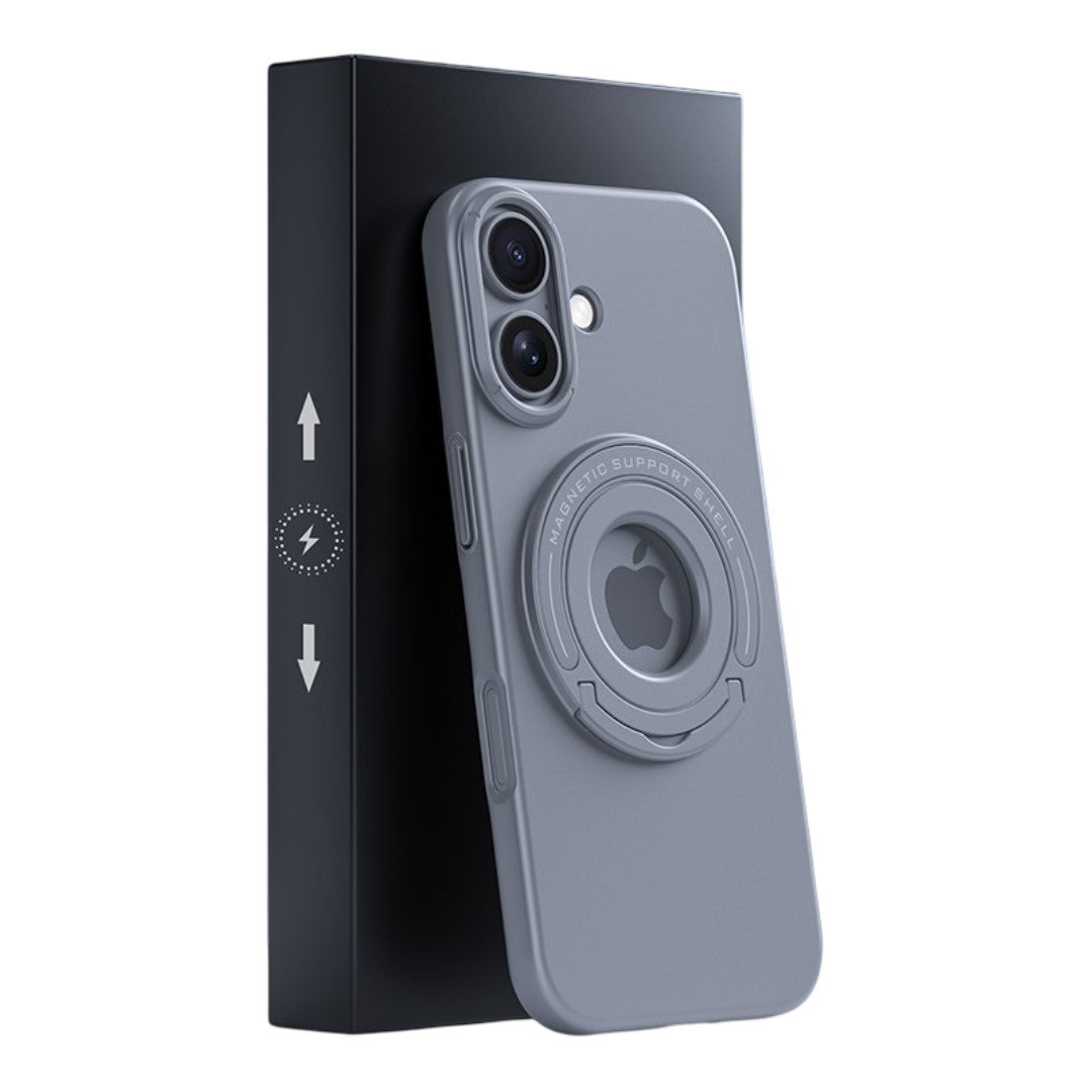 LuxuryKase Premium Magnetic Support Shell Case with Built-in Kickstand for iPhone