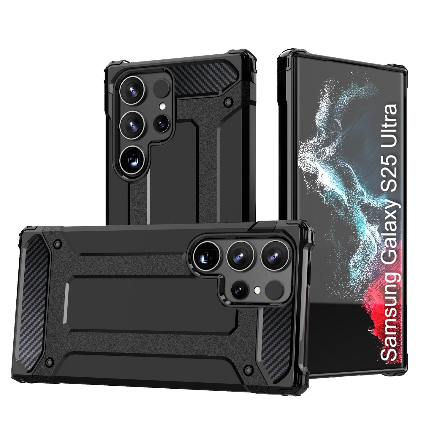 LuxuryKase Rugged TPU+PC Armor Case | Impact-Resistant Design | Anti-Drop Protection | Raised Edges & Precise Cutouts | Heavy Duty Protective Cover