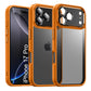 LuxuryKase Shockproof Transparent Back Cover Case | Anti-Scratch Hard PC Back | Soft TPU Bumper | Camera Protection | Slim Fit Design Case For iPhone