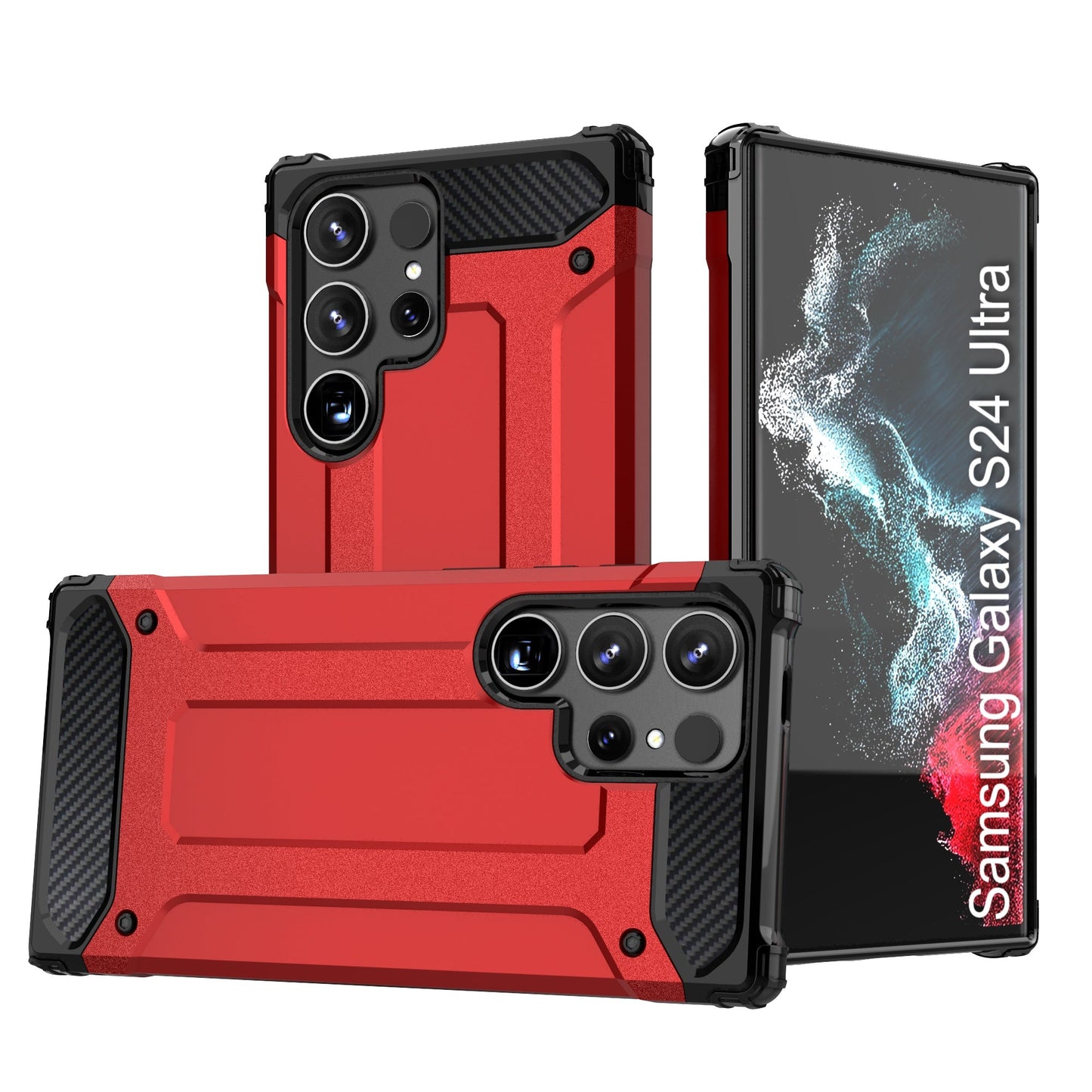 LuxuryKase Rugged TPU+PC Armor Case | Impact-Resistant Design | Anti-Drop Protection | Raised Edges & Precise Cutouts | Heavy Duty Protective Cover